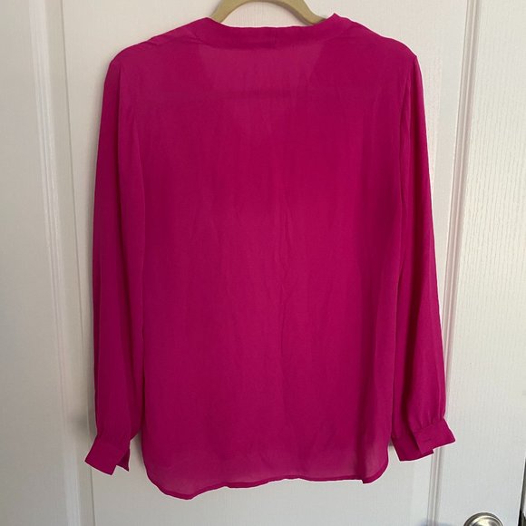 Violet + Claire Long Sleeve Pink Top Size Small - Picture 2 of 3